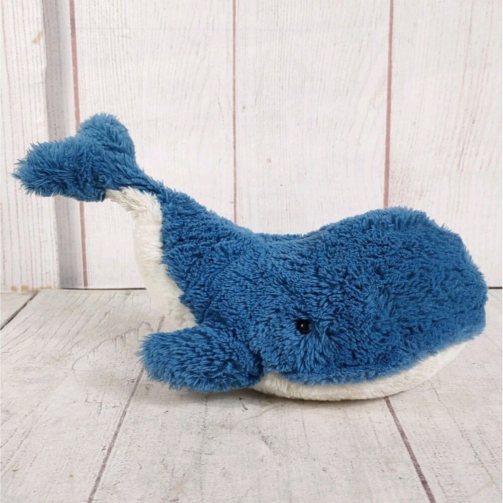 JellyCat London Wally Whale 14” Stuffed Animal - Soft Plush Doll - RETIRED